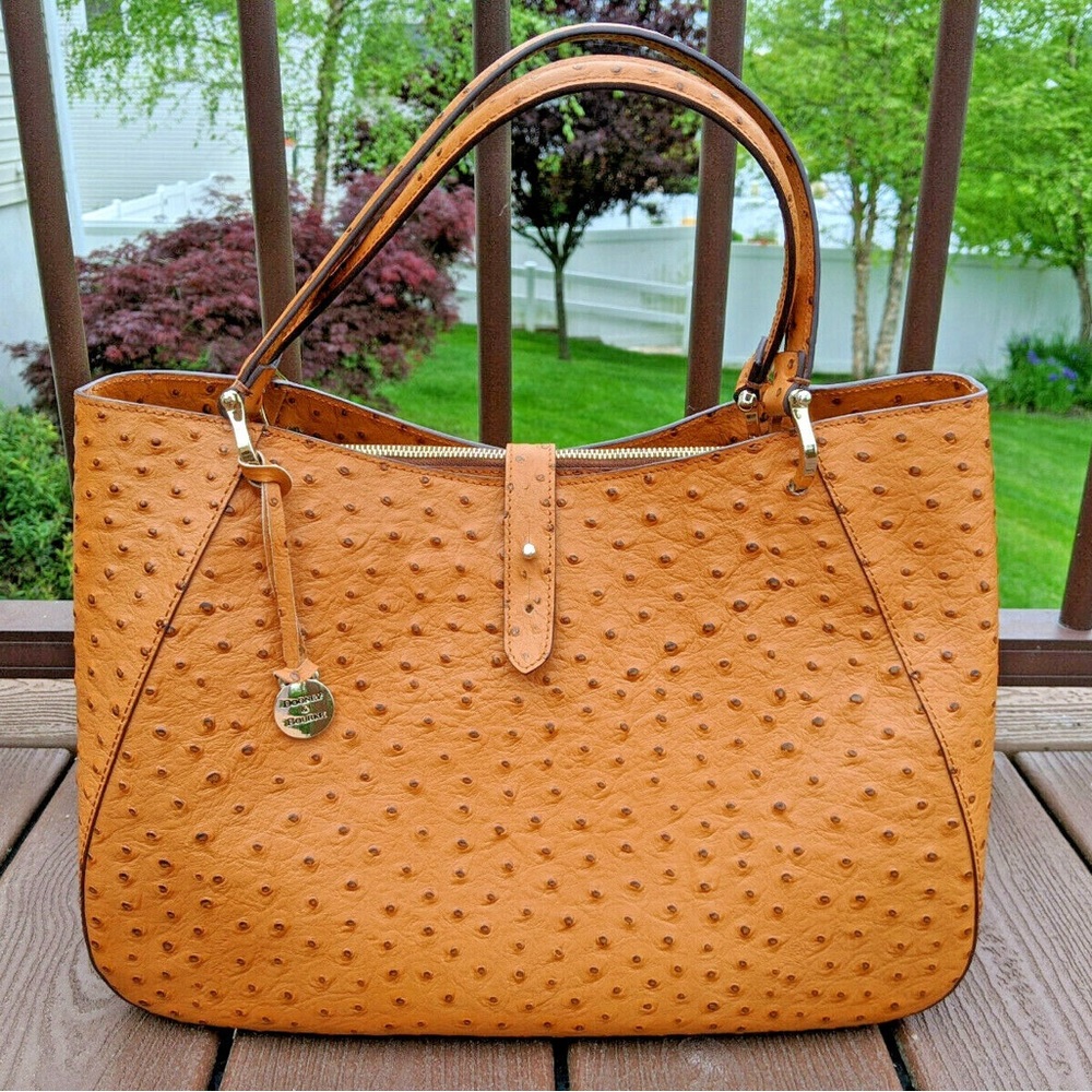 Dooney and Bourke Camilla osteich leather bag